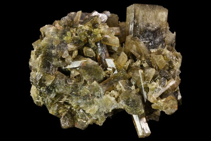 Epidote Crystal Cluster - Peru #87738